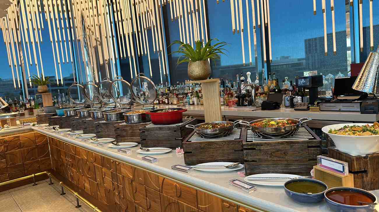 Luxury Wedding Buffet Setup